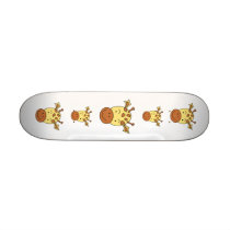 Cute Giraffe Cartoon. Skate Board