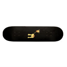 Cute Giraffe. Cartoon. Skateboard Deck