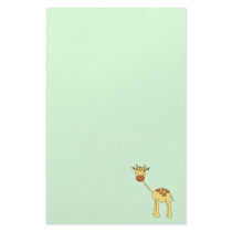 Cute Giraffe. Cartoon. Stationery Design