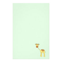 Cute Giraffe. Cartoon. Stationery Design
