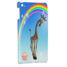 Cute Giraffe, Cupcake & Rainbow