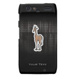 Cute Giraffe; Grunge Motorola Droid RAZR Cases