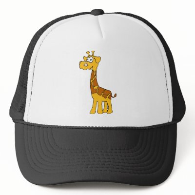 Cute Giraffe Trucker Hat by fstasu58