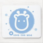 cute giraffe mouse pad