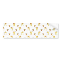 Cute Giraffe Pattern. Bumper Sticker