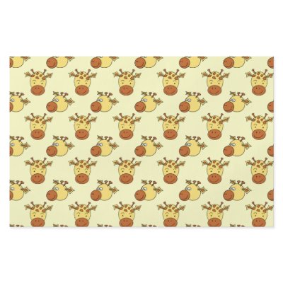 Cute Giraffe Pattern. Cartoon Animals. Flyer by Animal_Art_By_Ali