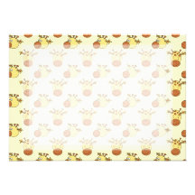 Cute Giraffe Pattern. Cartoon Animals. Personalized Announcements