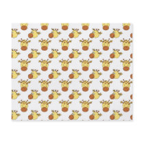 Cute Giraffe Pattern. Flyer Design