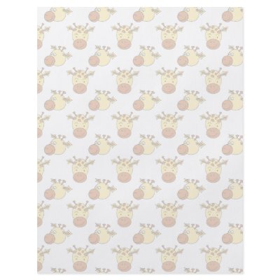 Cute Giraffe Pattern. Personalized Flyer by Animal_Art_By_Ali