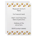 Cute Giraffe Pattern. Custom Invite