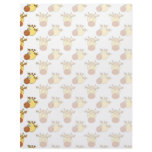 Cute Giraffe Pattern. Personalized Letterhead
