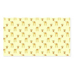 Cute Giraffe Pattern on Yellow. Business Card Templates