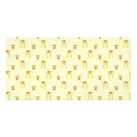 Cute Giraffe Pattern on Yellow. Custom Photo Card