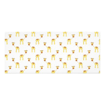 Cute Giraffe Pattern. Personalized Announcements