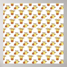 Cute Giraffe Pattern. Print