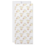 Cute Giraffe Pattern. Rack Card Design
