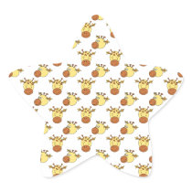 Cute Giraffe Pattern. Sticker