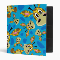Cute Giraffe Patterned Binder binders