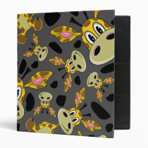 Cute Giraffe Patterned Binder binders