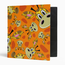 Cute Giraffe Patterned Binder binders