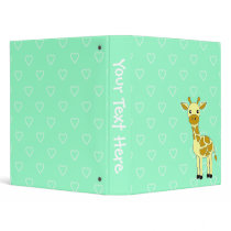 Cute Giraffe Photo Album / School Binder