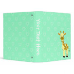 Cute Giraffe Photo Album / School Binder