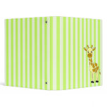 Cute Giraffe Photo Binder / School Binder