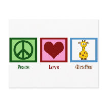 Cute Giraffe Postcard