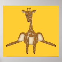 Cute Giraffe Poster