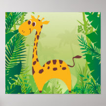 Cute Giraffe Print
