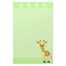 Cute Giraffe Stationery
