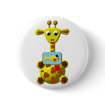 Cute Giraffe with Goldfish