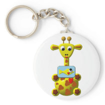 Cute Giraffe with Goldfish