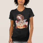 Cute girl and kawaii cakes t shirt