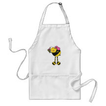 Cute Girl Bumble Bee Apron