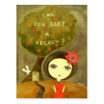 Cute Girl - Can You Keep A Secret? Postcards