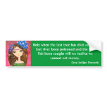 Cute Girl - The Forest Guardian bumper stickers
