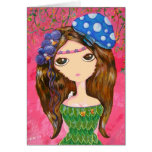 Cute Girl - The Forest Guardian Greeting Cards