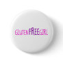 Cute Gluten Free Girl Pinback Button