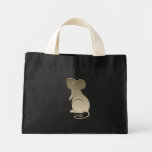 Cute Gold Mouse digital art bag