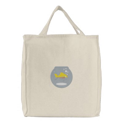 Cute Goldfish Fish Bowl Bag by silly_strings