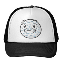 Cute Golf Ball Cartoon Trucker Hat