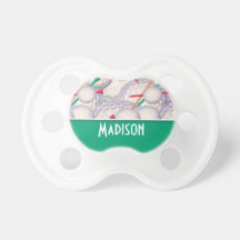 Cute Golf Balls & Tees Pattern Baby Pacifier