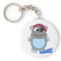 Cute Goofkins hippo pirate Keychains