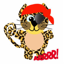 Cute Goofkins leopard pirate Photo Cutout