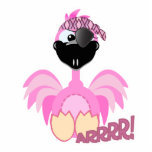 Cute Goofkins pirate flamingo Acrylic Cut Outs