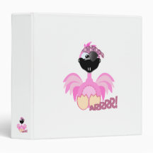 Cute Goofkins pirate flamingo Binder