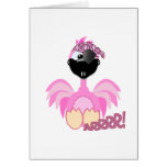Cute Goofkins pirate flamingo cards