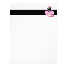 Cute Goofkins pirate flamingo Customized Letterhead
