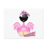 Cute Goofkins pirate flamingo Postcards